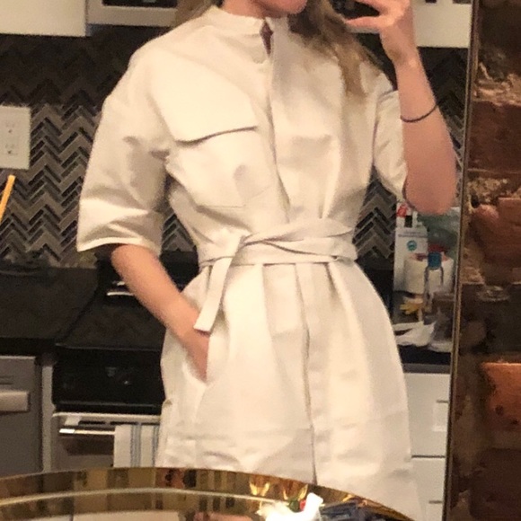 CO Essentials Structured Twill Mini Dress | NWT | Size XS - Picture 5 of 6